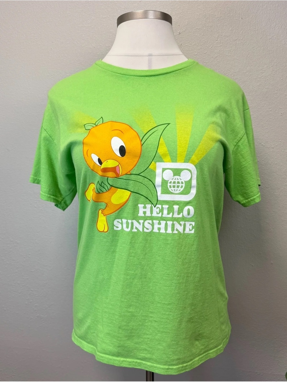Disney Orange Bird 'Hello Sunshine' T-Shirt - Size Large